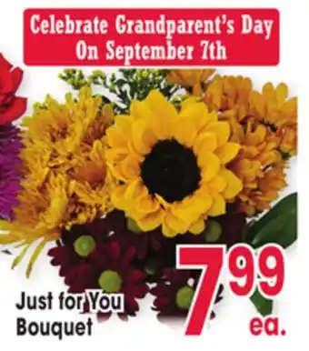Jewel-Osco Just for You Bouquet offer