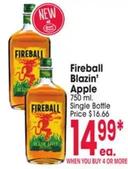 Jewel-Osco Fireball Blazin' Apple offer