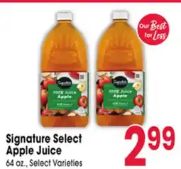 Jewel-Osco Signature Select Apple Juice offer