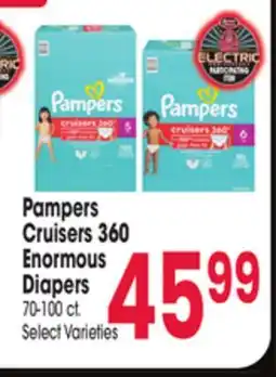 Jewel-Osco Pampers Cruisers 360 Enormous Diapers offer