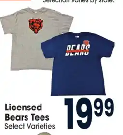 Jewel-Osco Licensed Bears Tees offer