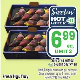 Jewel-Osco Fresh Figs Tray Sizzlin offer