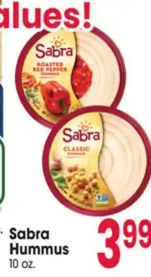 Jewel-Osco Sabra Hummus offer