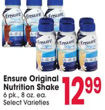 Jewel-Osco Ensure Original Nutrition Shake offer