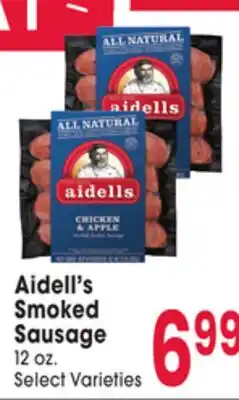 Jewel-Osco Aidell's Smoked Sausage offer