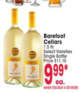 Jewel-Osco Barefoot Cellars offer