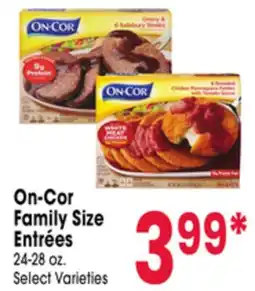 Jewel-Osco On-Cor Family Size Entrées offer