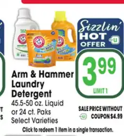 Jewel-Osco Arm & Hammer Laundry Detergent offer