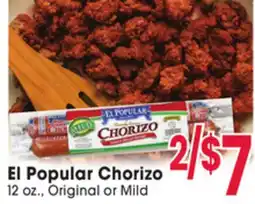 Jewel-Osco El Popular Chorizo offer