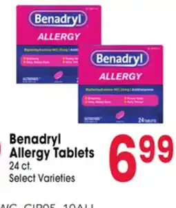 Jewel-Osco Benadryl Allergy Tablets offer