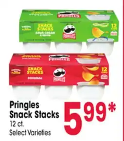 Jewel-Osco Pringles Snack Stacks offer