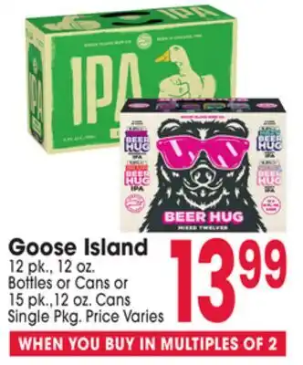 Jewel-Osco Goose Island offer