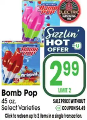 Jewel-Osco Bomb Pop offer