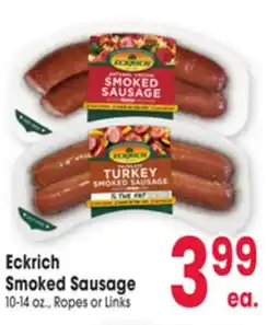 Jewel-Osco Eckrich Smoked Sausage offer