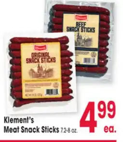 Jewel-Osco Klement's Meat Snack Sticks offer