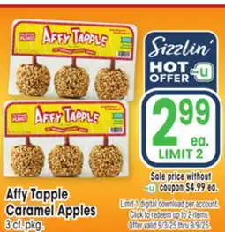 Jewel-Osco Affy Tapple Caramel Apples offer