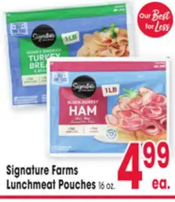 Jewel-Osco Signature Farms Lunchmeat Pouches offer