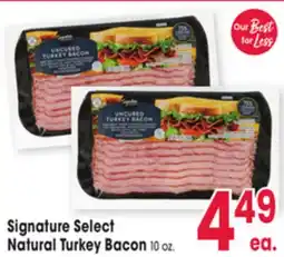 Jewel-Osco Signature Select Natural Turkey Bacon offer