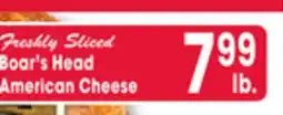 Jewel-Osco Boar's Head American Cheese offer