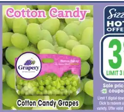 Jewel-Osco Cotton Candy Grapes offer