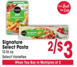 Jewel-Osco Signature Select Pasta offer
