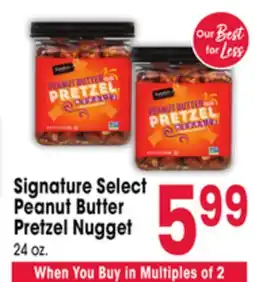 Jewel-Osco Signature Select Peanut Butter Pretzel Nugget offer