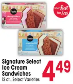 Jewel-Osco Signature Select Ice Cream Sandwiches offer