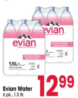 Jewel-Osco Evian Water offer