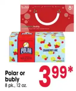 Jewel-Osco Polar or bubly offer