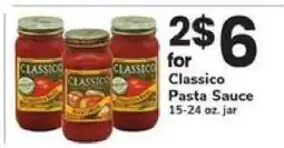 Safeway Classico Pasta Sauce offer