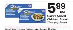 Safeway Gary’s Sliced Chicken Breast offer