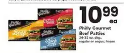 Safeway Philly Gourmet Beef Patties offer