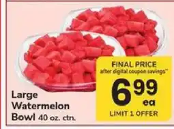 Safeway Large Watermelon Bowl offer