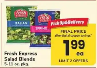 Safeway Fresh Express Salad Blends offer