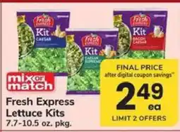 Safeway Fresh Express Lettuce Kits offer