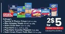 Safeway Kellogg's Mix or Match offer