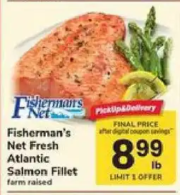Safeway Fisherman's Net Fresh Atlantic Salmon Fillet offer