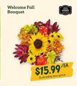 Sprouts Farmers Market Welcome Fall Bouquet offer