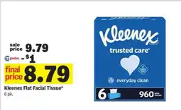 Meijer Kleenex Flat Facial Tissue offer