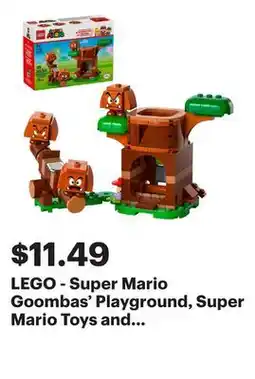 Best Buy LEGO - Super Mario Goombas' Playground, Super Mario Toys and Playset 71433 offer