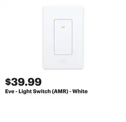 Best Buy Eve - Light Switch (AMR) - White offer