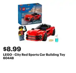 Best Buy LEGO - City Red Sports Car Building Toy 60448 offer