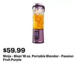Best Buy Ninja - Blast 18 oz. Portable Blender - Passion Fruit Purple offer