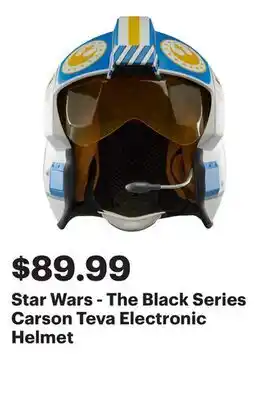 Best Buy Star Wars - The Black Series Carson Teva Electronic Helmet offer