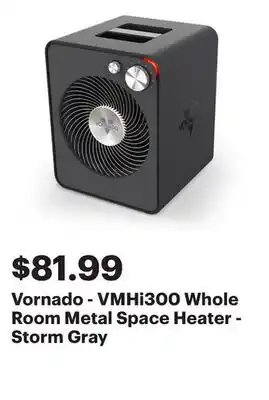 Best Buy Vornado - VMHi300 Whole Room Metal Space Heater - Storm Gray offer