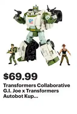 Best Buy Transformers Collaborative G.I. Joe x Transformers Autobot Kup Triple T offer