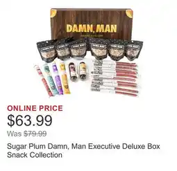 Costco Sugar Plum Damn, Man Executive Deluxe Box Snack Collection offer