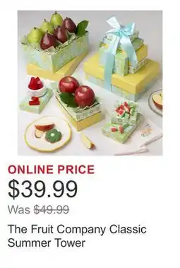 Costco The Fruit Company Classic Summer Tower offer