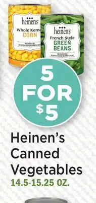 Heinen's Heinen's Canned Vegetables offer