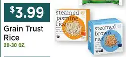 Heinen's Grain Trust Rice offer